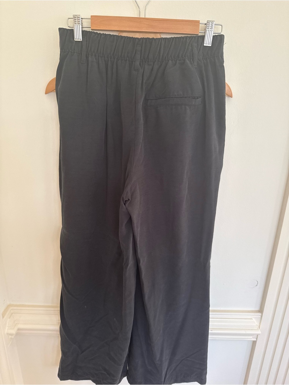 Free People nothin to say Black pleated trouser small - Picture 3 of 4